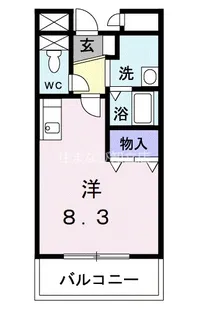 一ツ木ヒルズ【1階】の間取り
