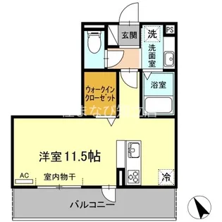 グラシューズ【2階】の間取り