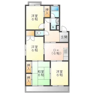 4DKの間取り画像