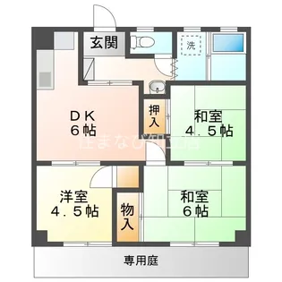グリーンハイツ【1階】の間取り