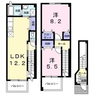 パラーシオ【2階】の間取り