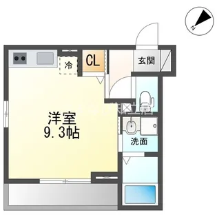 ボヌールS安城【1階】の間取り