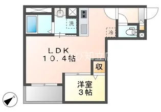 Jack asahiⅡ【3階】の間取り