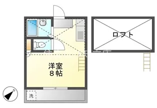 アビタ新道【203号室】の間取り