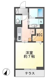 Croix Rousse(クロワルース)【1階】の間取り