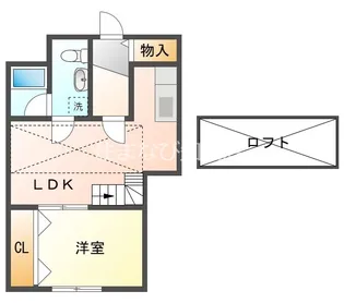ヴィラヨサミ【2階】の間取り