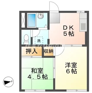 サン・タウニー安城【1階】の間取り