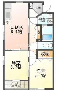 プレジャー2001【2階】の間取り