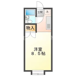 ビレッジ藤井【204号室】の間取り