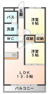 フェリーチェ【4階】の間取り