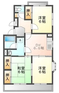 シベール二番館【4階】の間取り