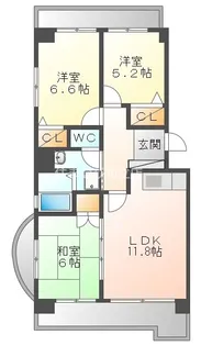 ブライトン・ビラ【3階】の間取り