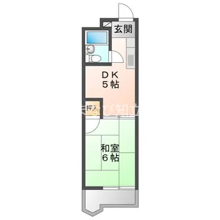 ビラ三秀中山【4階】の間取り