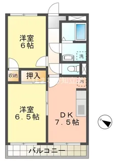 レジデンス東刈谷Ⅱ【2階】の間取り