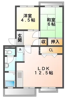 コーポ鳥山【3階】の間取り