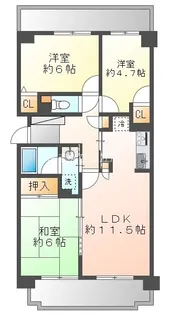 3LDKの間取り画像