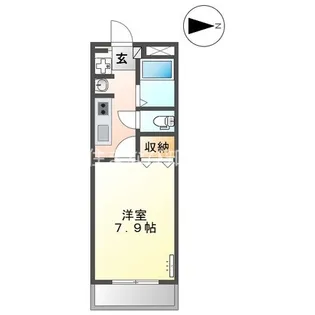 パブリック一番館【2階】の間取り