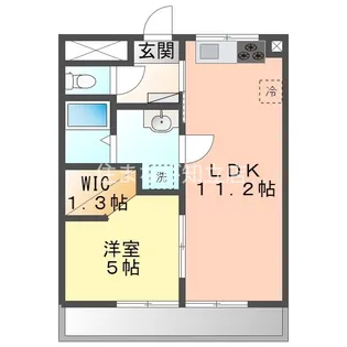 みたかマンション【1階】の間取り
