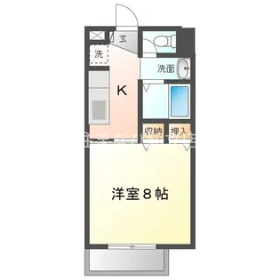 Surplus One 池田【1階】の間取り