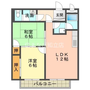 Surplus Two Amano【2階】の間取り