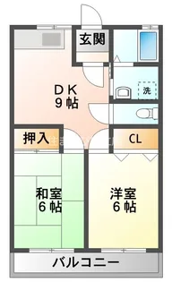 サンエイハイツ【2階】の間取り