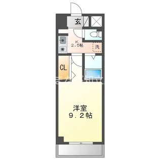 A・City三河安城東町【418号室】の間取り