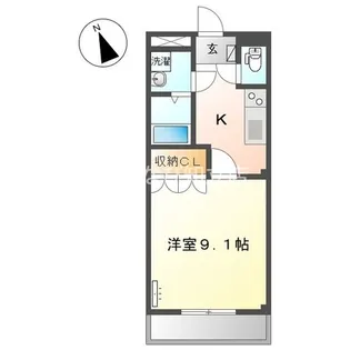 ハッピーハウスⅢ【2階】の間取り