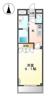 バン・サバーイⅠ【201号室】の間取り