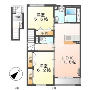 グランチェスタ今岡【2階】の間取り