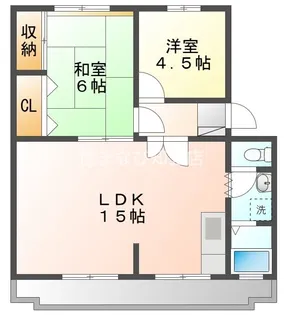 グリーンハイツ【C-3号室】の間取り
