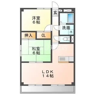 アピオン【6階】の間取り