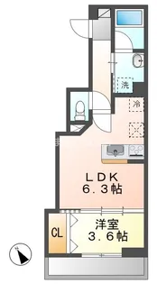 ボヌールA【2階】の間取り