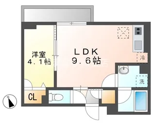 ボヌールA【3階】の間取り