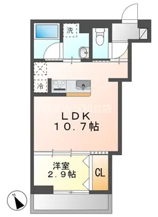 ボヌールA【303号室】の間取り
