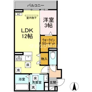 ソル・クラ—ト【102号室】の間取り