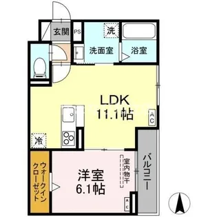 ソル・クラ—ト【205号室】の間取り