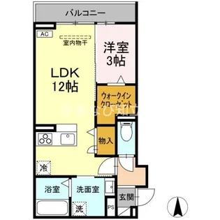 ソル・クラ—ト【302号室】の間取り