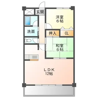 ステーシア雅Ⅱ【405号室】の間取り