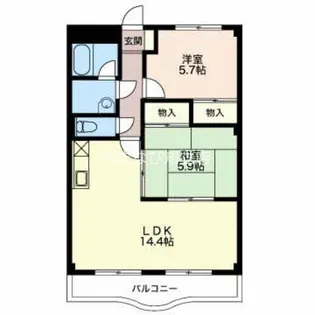 ドリームフェアリー【2階】の間取り