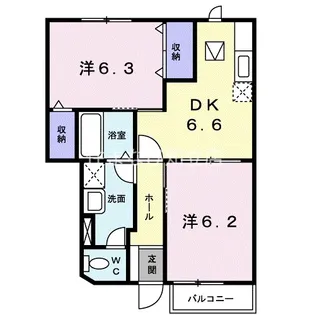 メゾン・グラシュー【1階】の間取り
