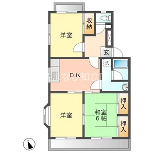 フラターナルヒルズ【4階】の間取り