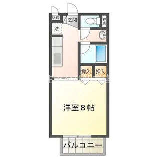 Surplus One グリーンシティーD【2階】の間取り