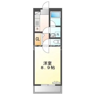 サンシアルザ長田【201号室】の間取り