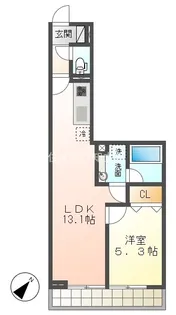 リアン【202号室】の間取り