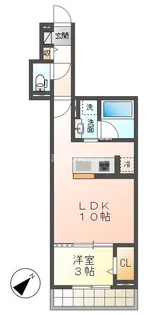 リアン【303号室】の間取り
