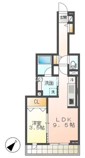 リアン【305号室】の間取り