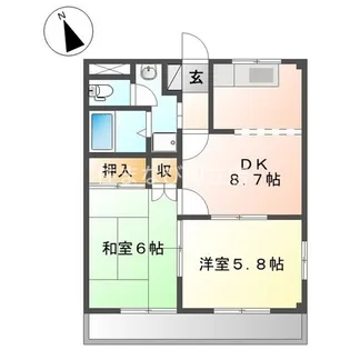 コンフォース【1階】の間取り