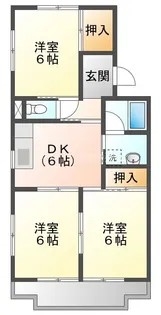 ルミエール城北【1階】の間取り