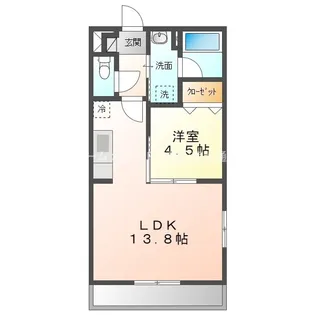 レグルス【301号室】の間取り