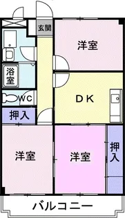 ロジュマン一宮【2階】の間取り